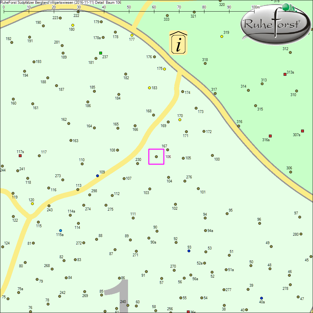 Detailkarte zu Baum 106