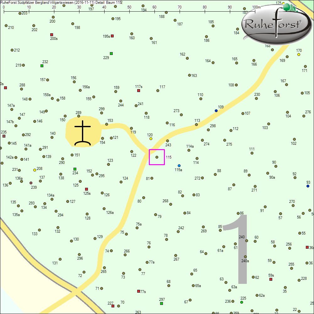Detailkarte zu Baum 115