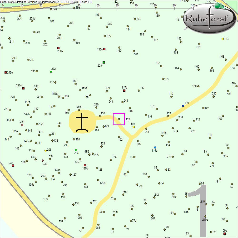 Detailkarte zu Baum 119