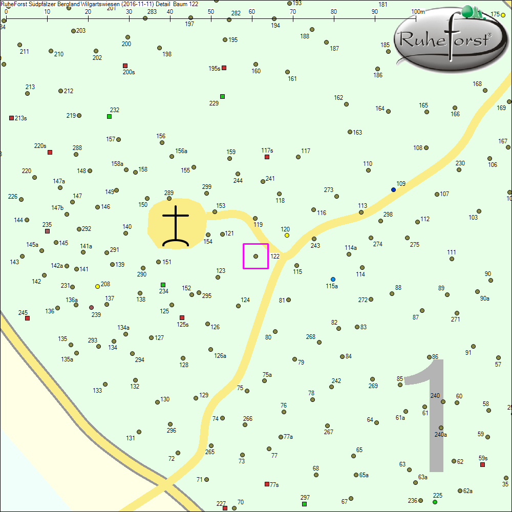 Detailkarte zu Baum 122