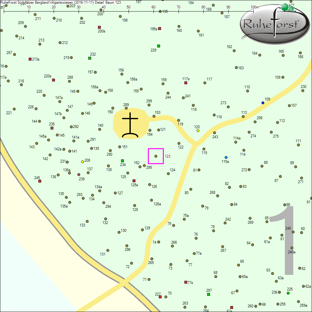 Detailkarte zu Baum 123