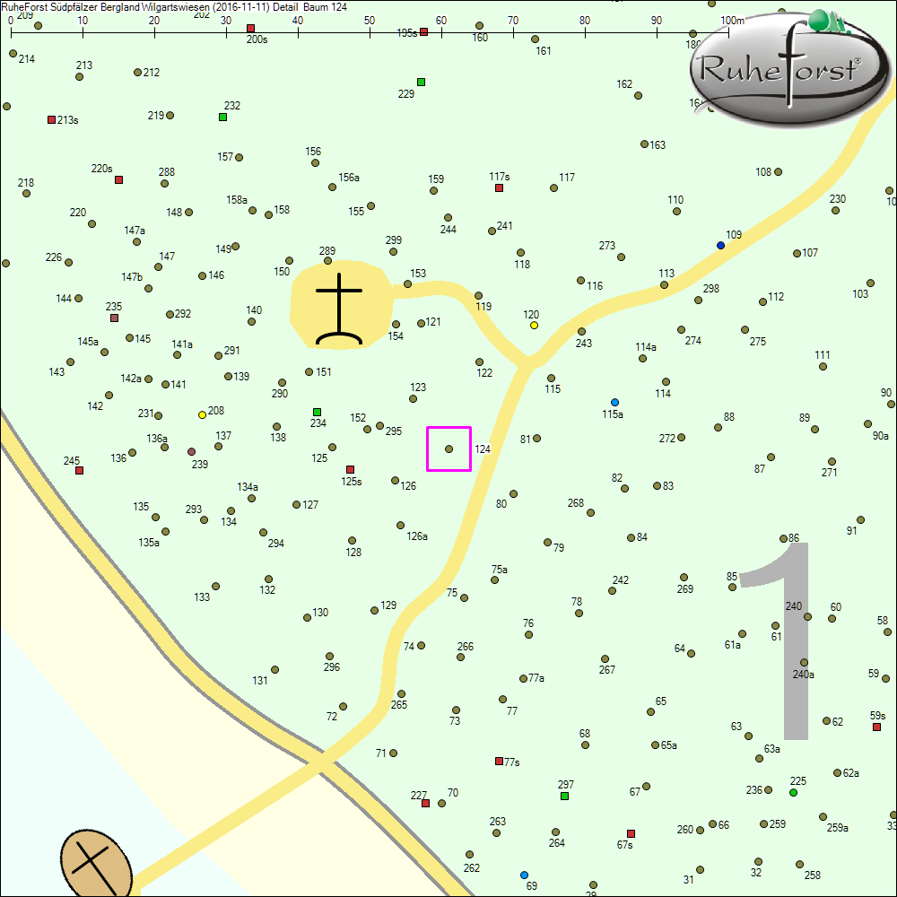 Detailkarte zu Baum 124