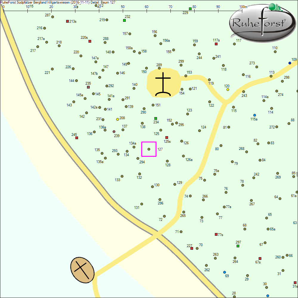 Detailkarte zu Baum 127