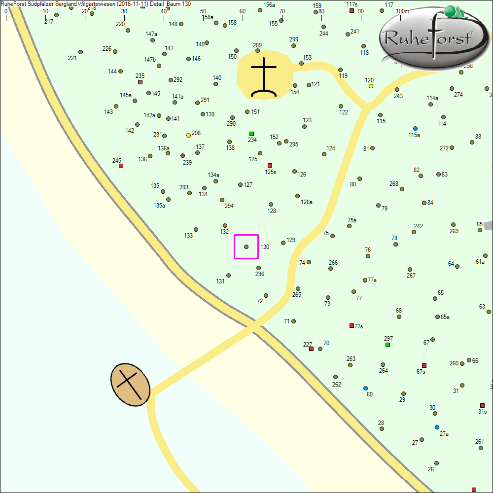 Detailkarte zu Baum 130