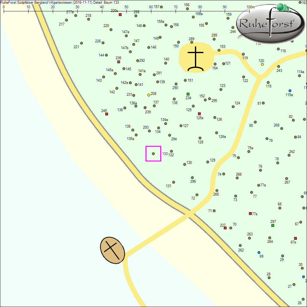Detailkarte zu Baum 133