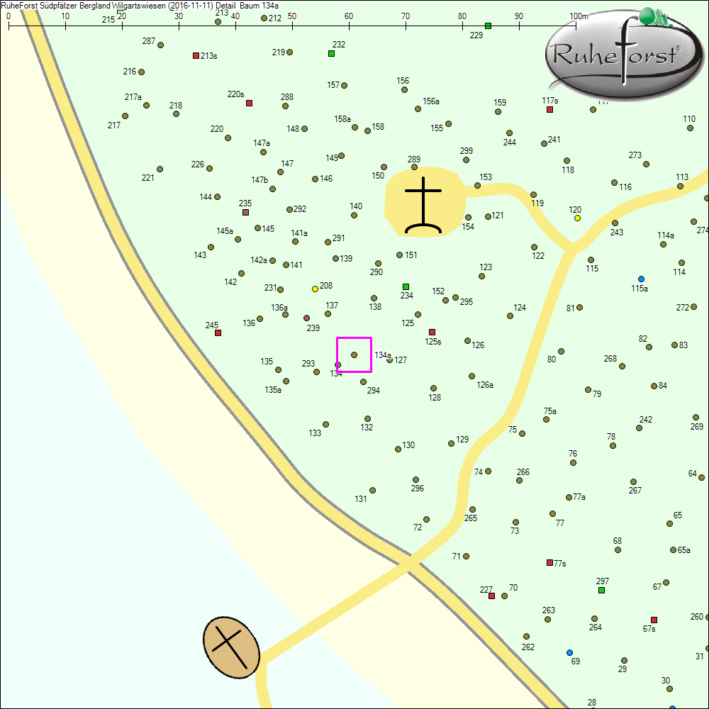 Detailkarte zu Baum 134a
