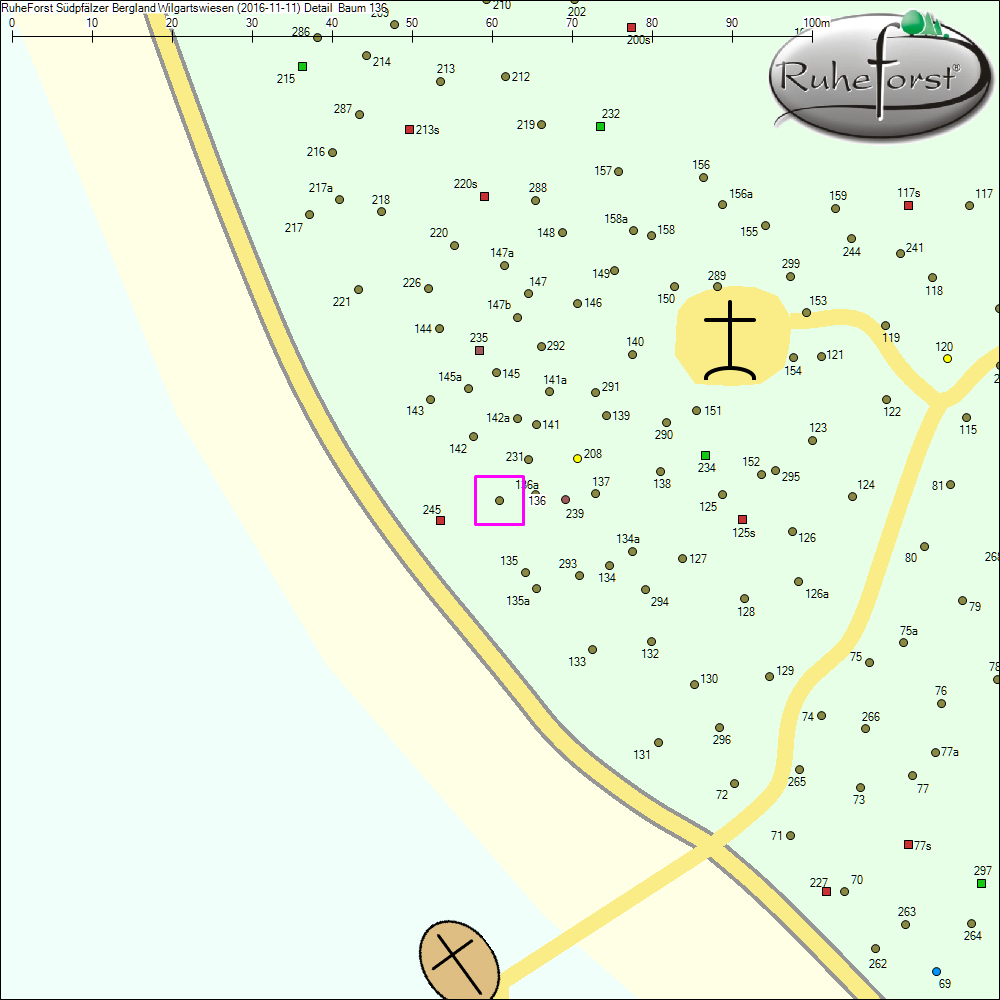 Detailkarte zu Baum 136