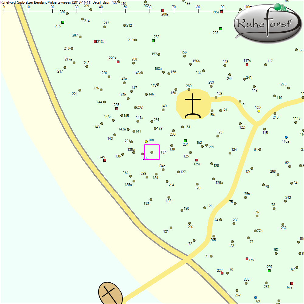 Detailkarte zu Baum 137