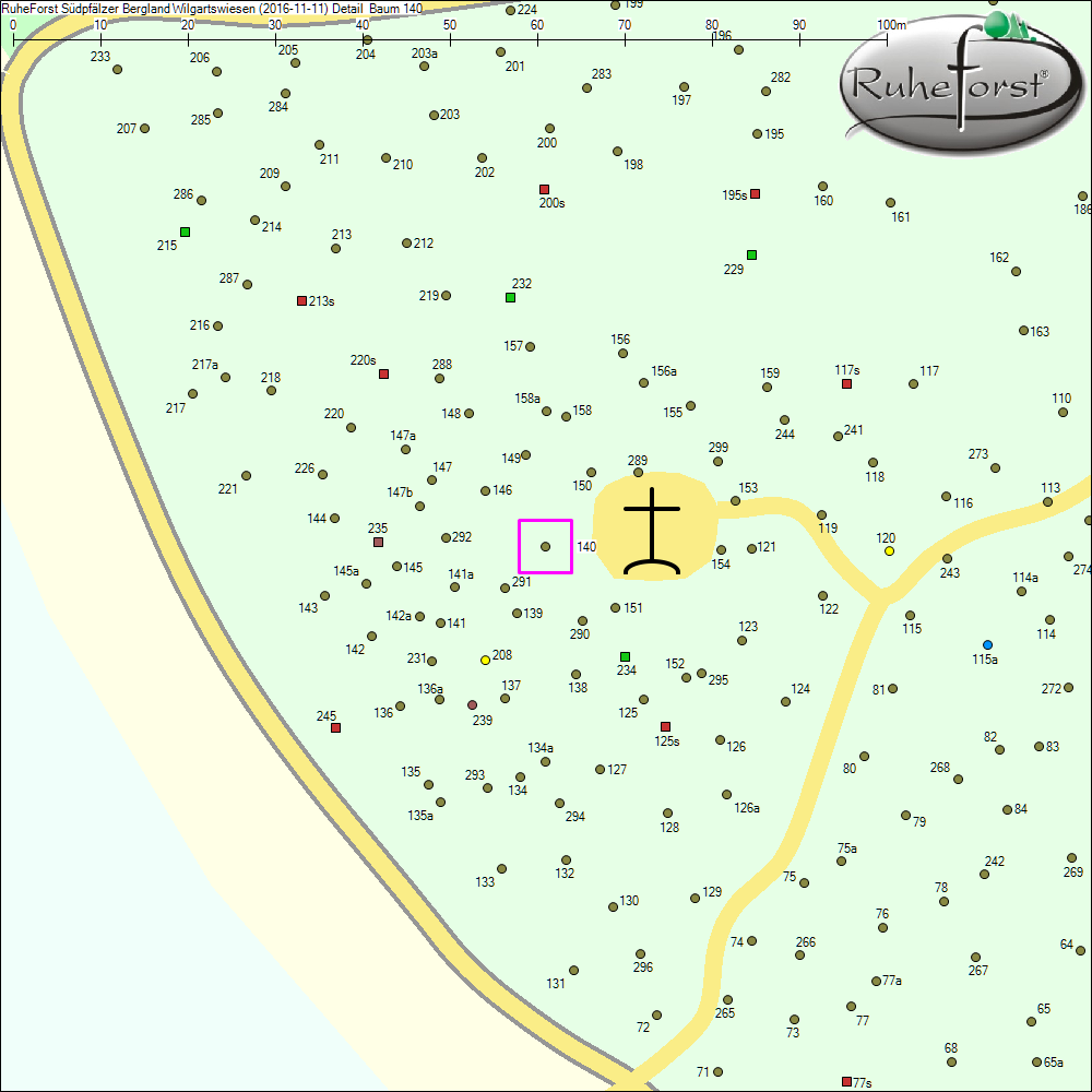 Detailkarte zu Baum 140