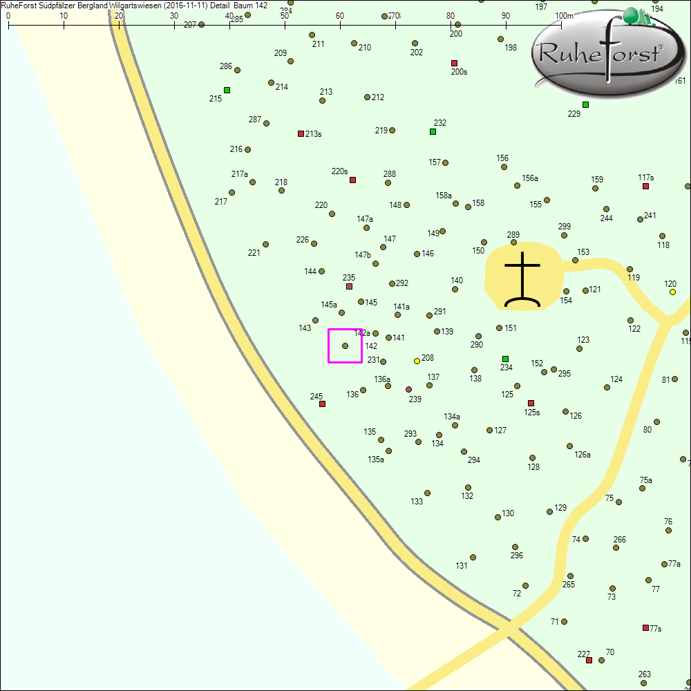 Detailkarte zu Baum 142