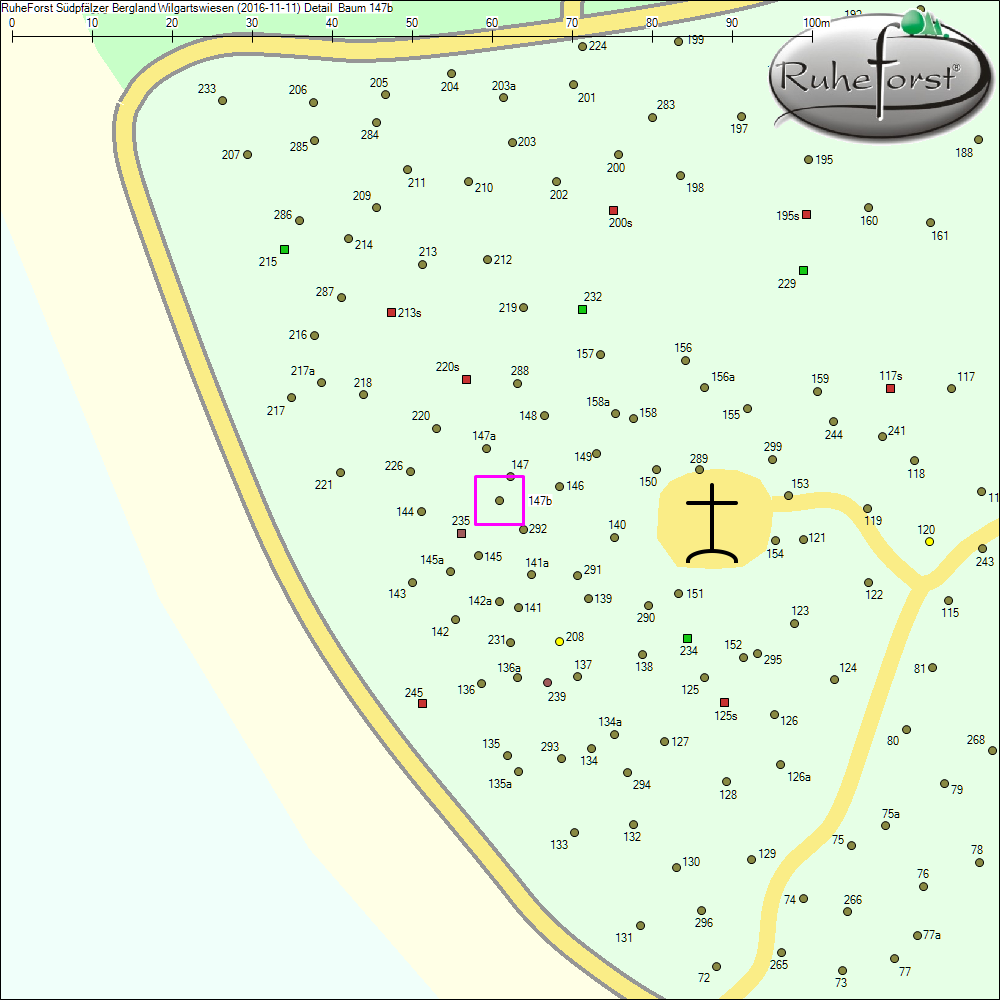 Detailkarte zu Baum 147b