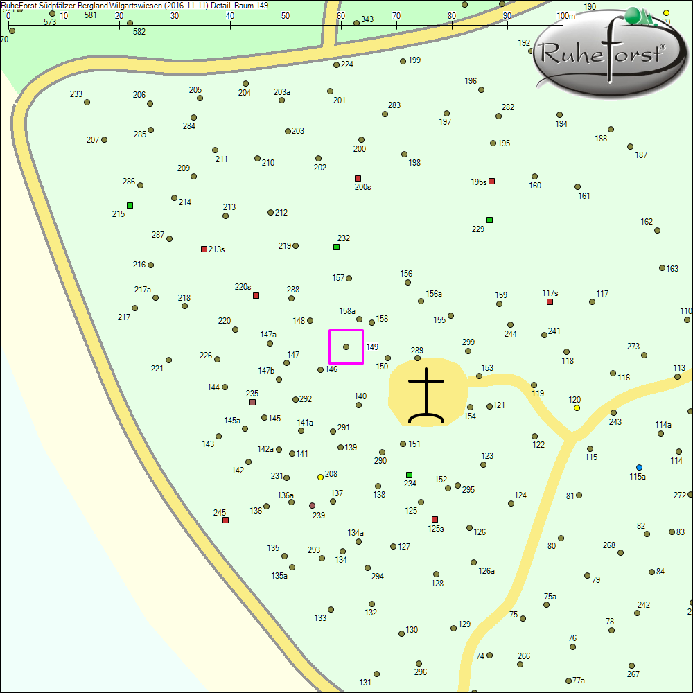 Detailkarte zu Baum 149