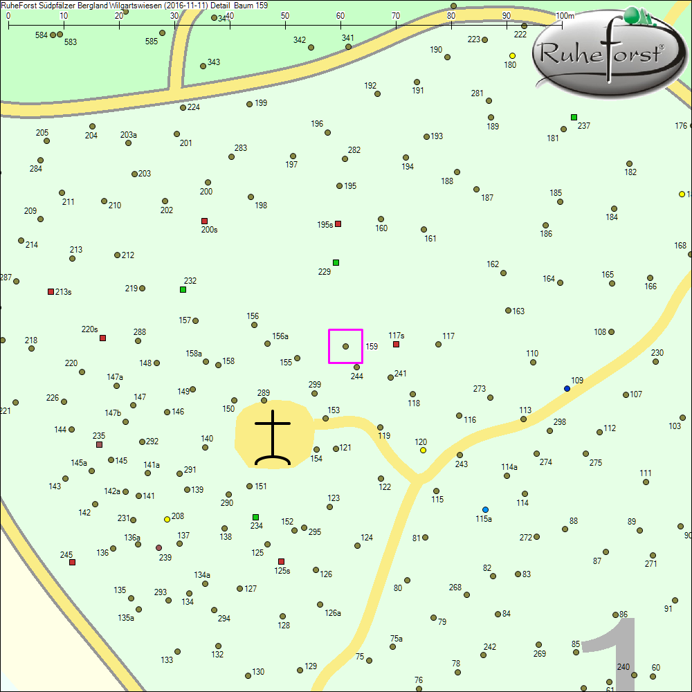 Detailkarte zu Baum 159