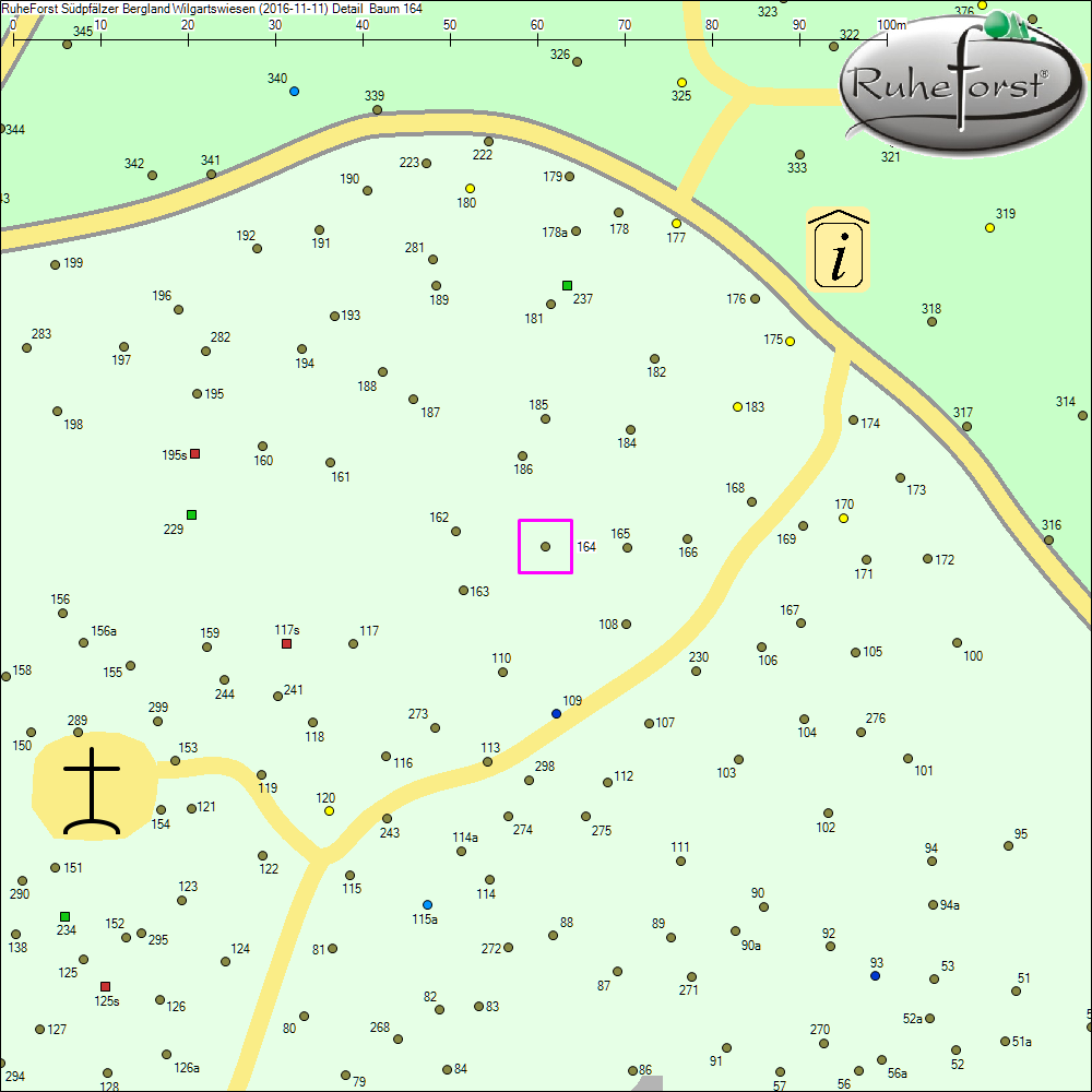 Detailkarte zu Baum 164