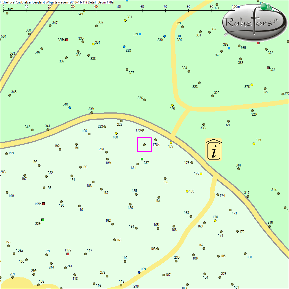 Detailkarte zu Baum 178a