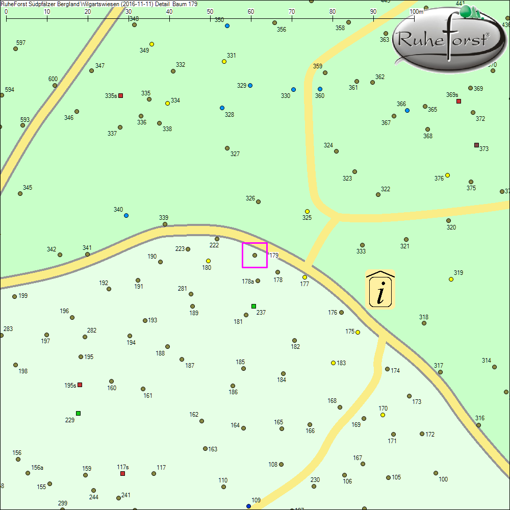 Detailkarte zu Baum 179