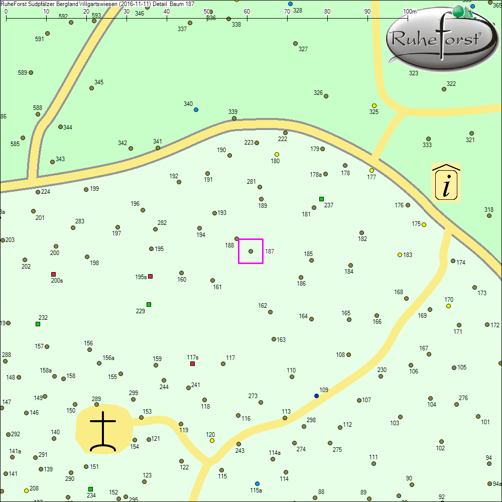 Detailkarte zu Baum 187