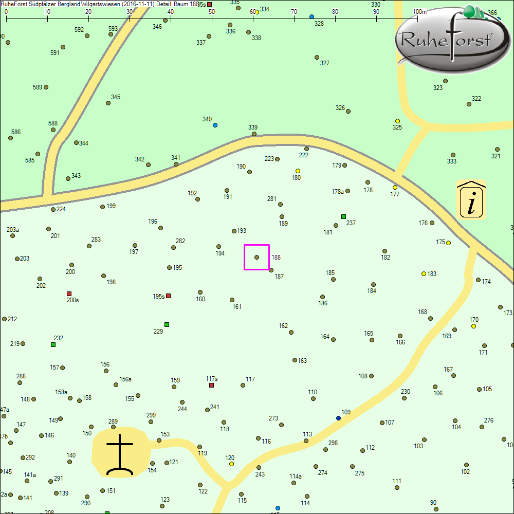 Detailkarte zu Baum 188