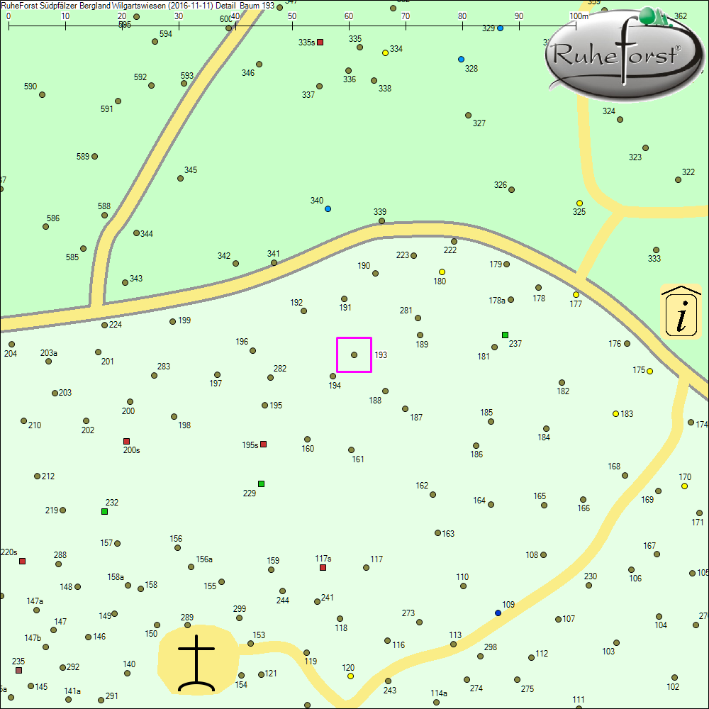 Detailkarte zu Baum 193