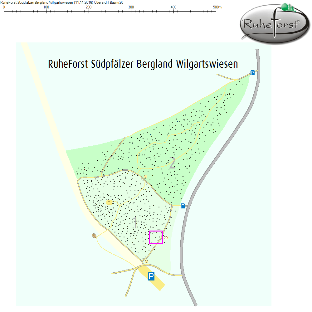 Übersichtskarte zu Baum 20