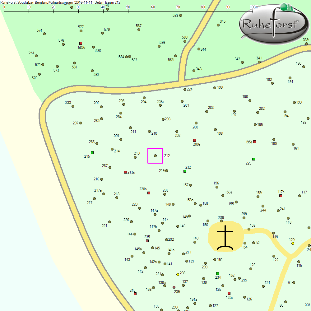 Detailkarte zu Baum 212
