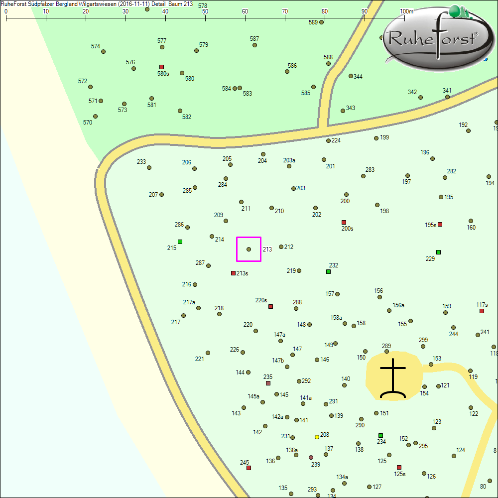 Detailkarte zu Baum 213