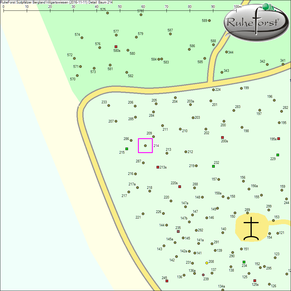 Detailkarte zu Baum 214