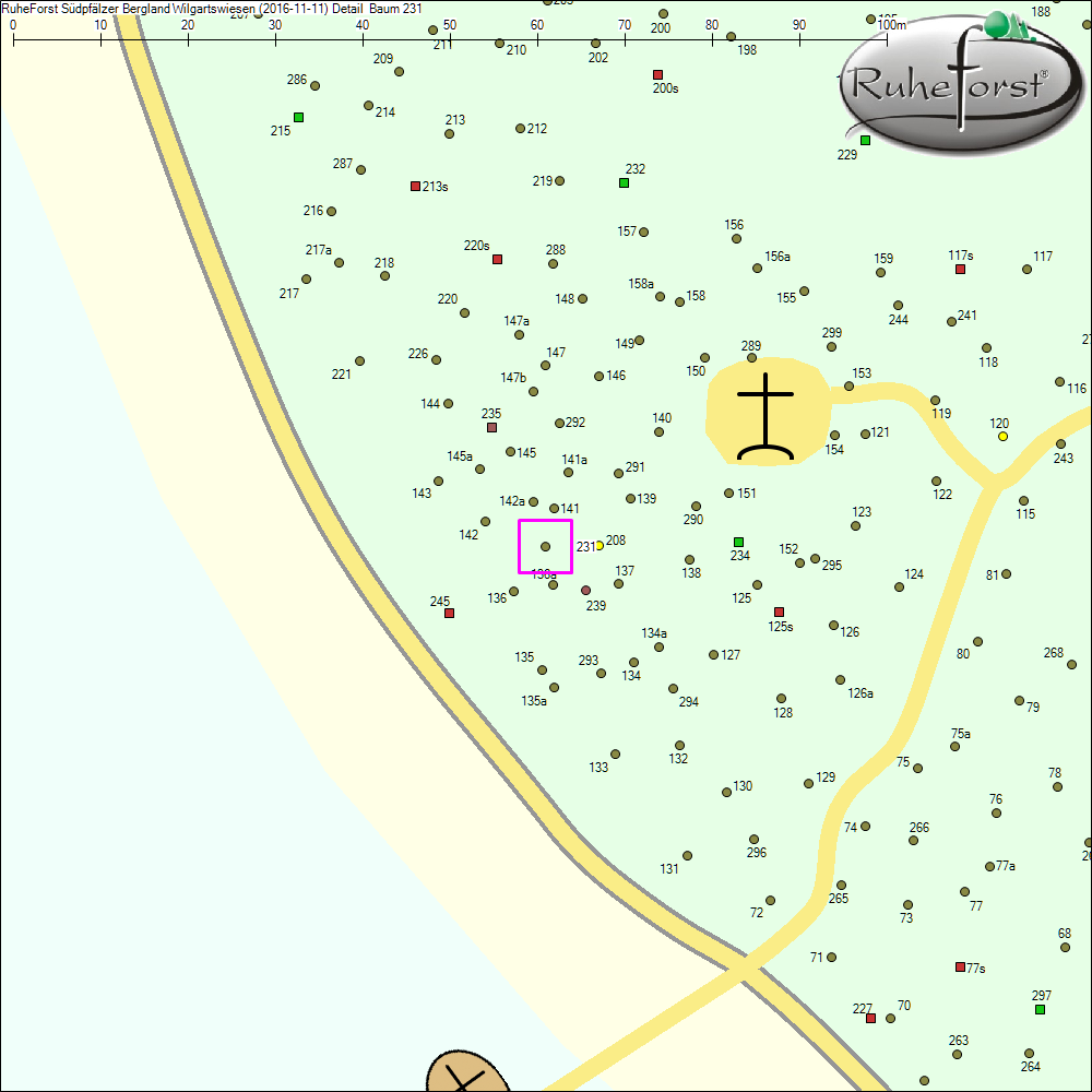 Detailkarte zu Baum 231