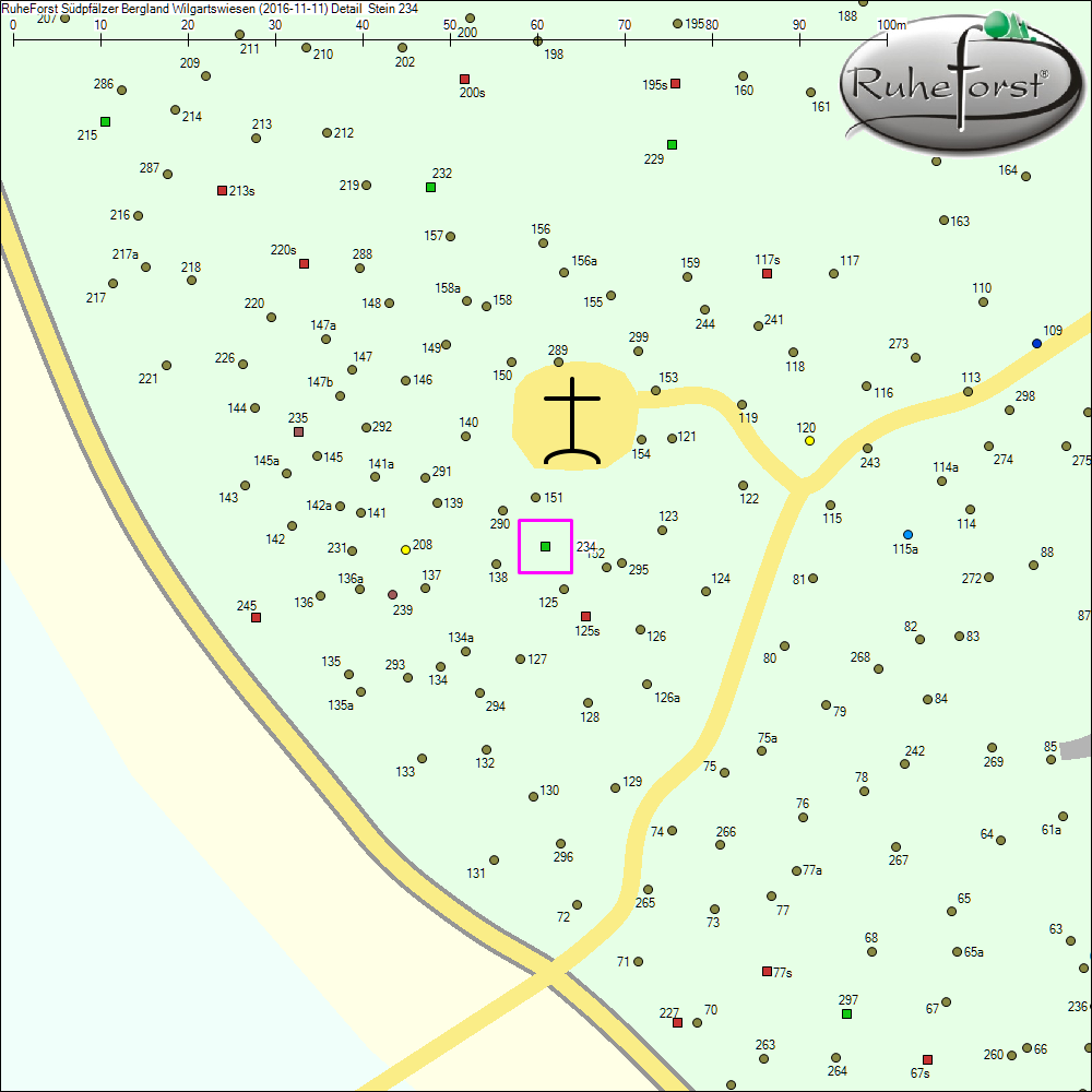 Detailkarte zu Stein 234