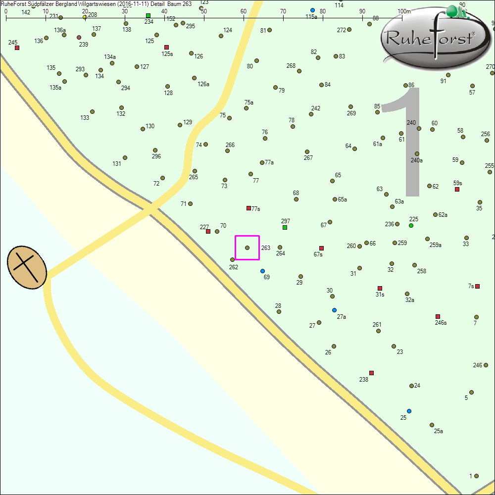 Detailkarte zu Baum 263