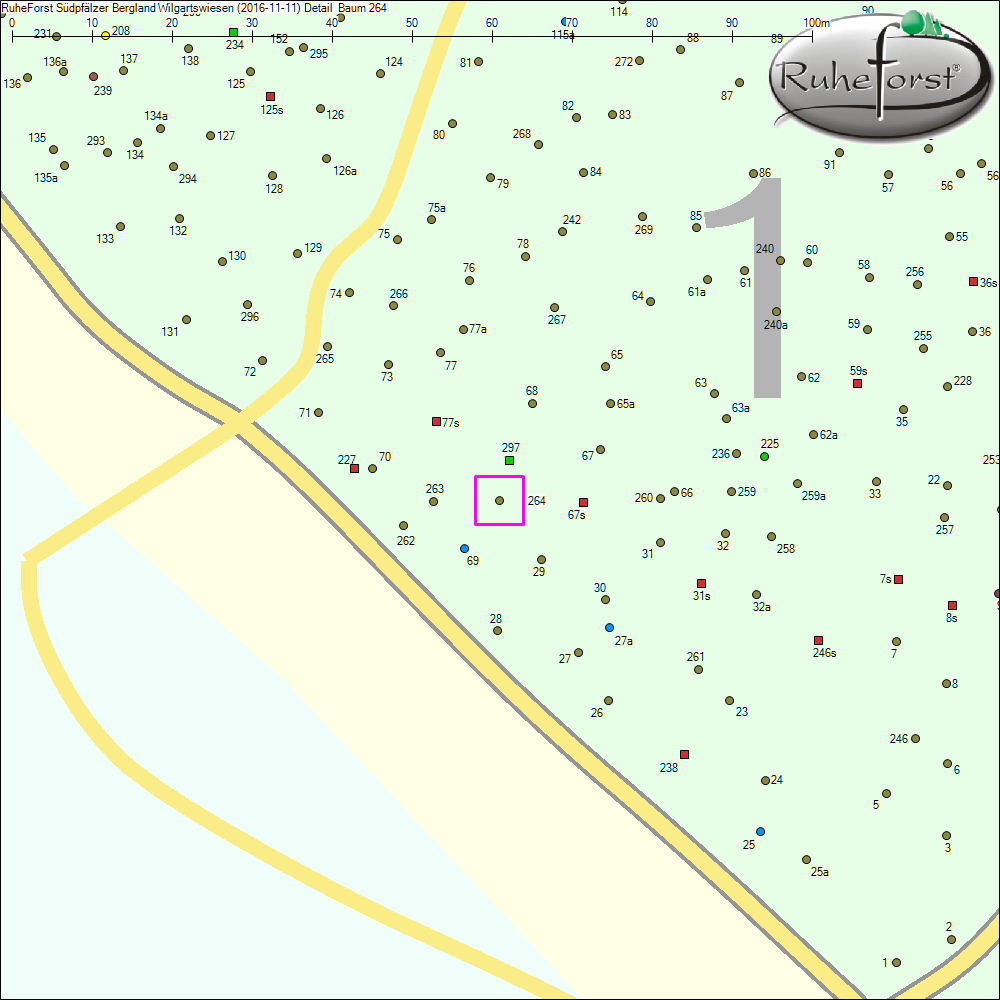 Detailkarte zu Baum 264