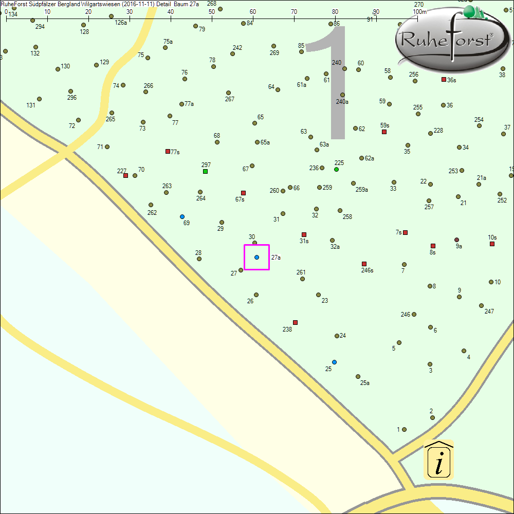 Detailkarte zu Baum 27a