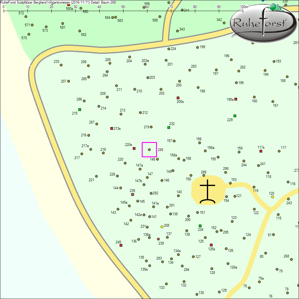 Detailkarte zu Baum 288