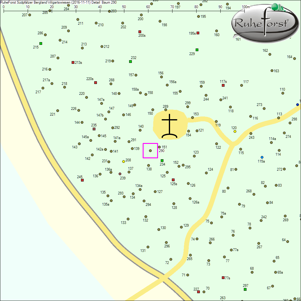 Detailkarte zu Baum 290