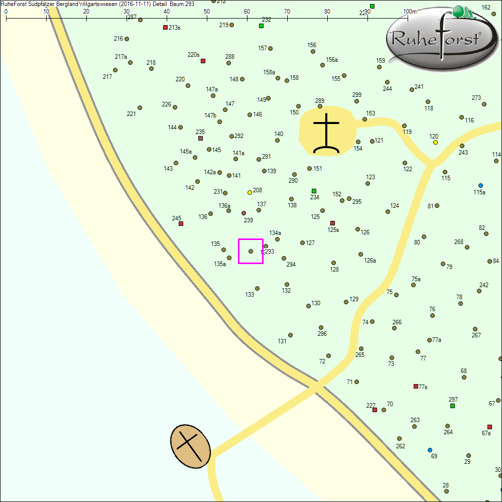 Detailkarte zu Baum 293