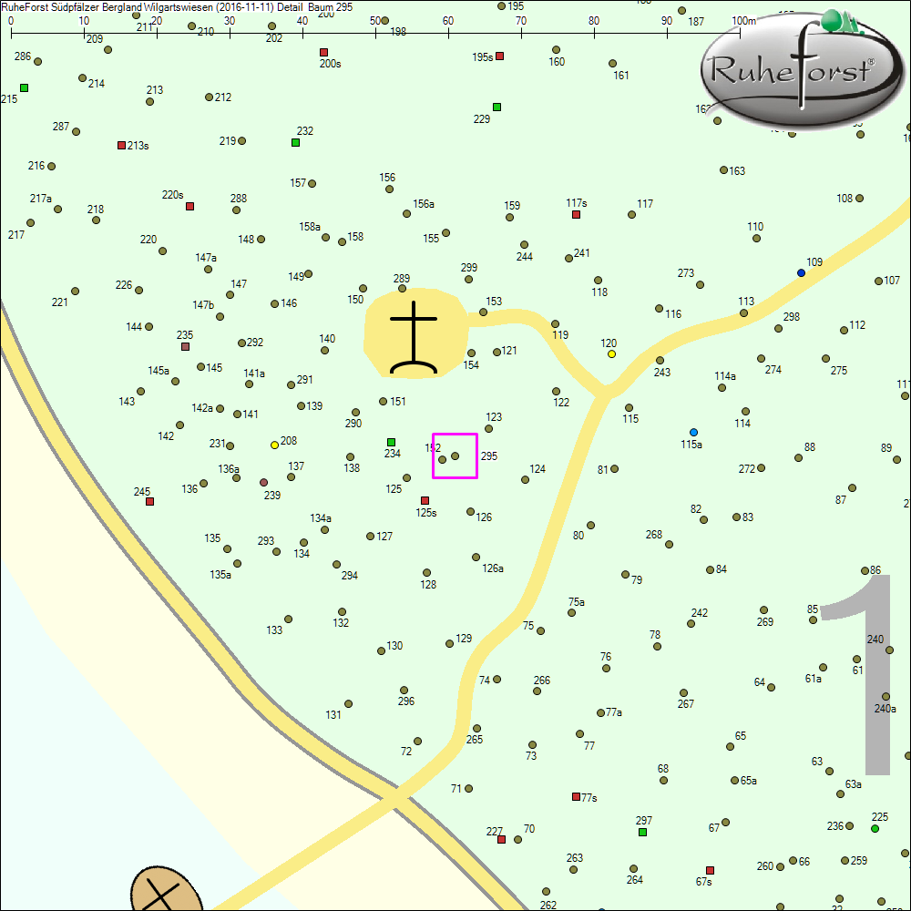 Detailkarte zu Baum 295