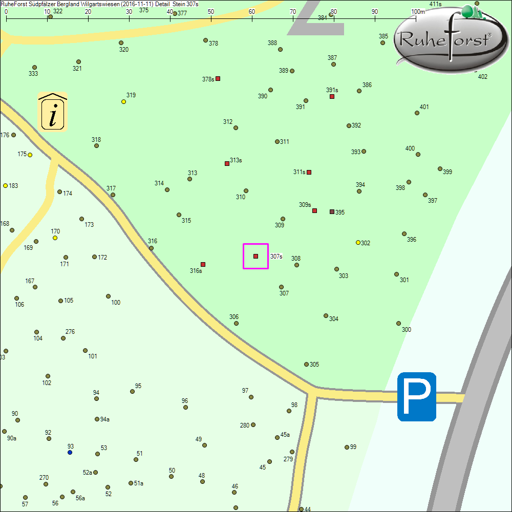 Detailkarte zu Stein 307s