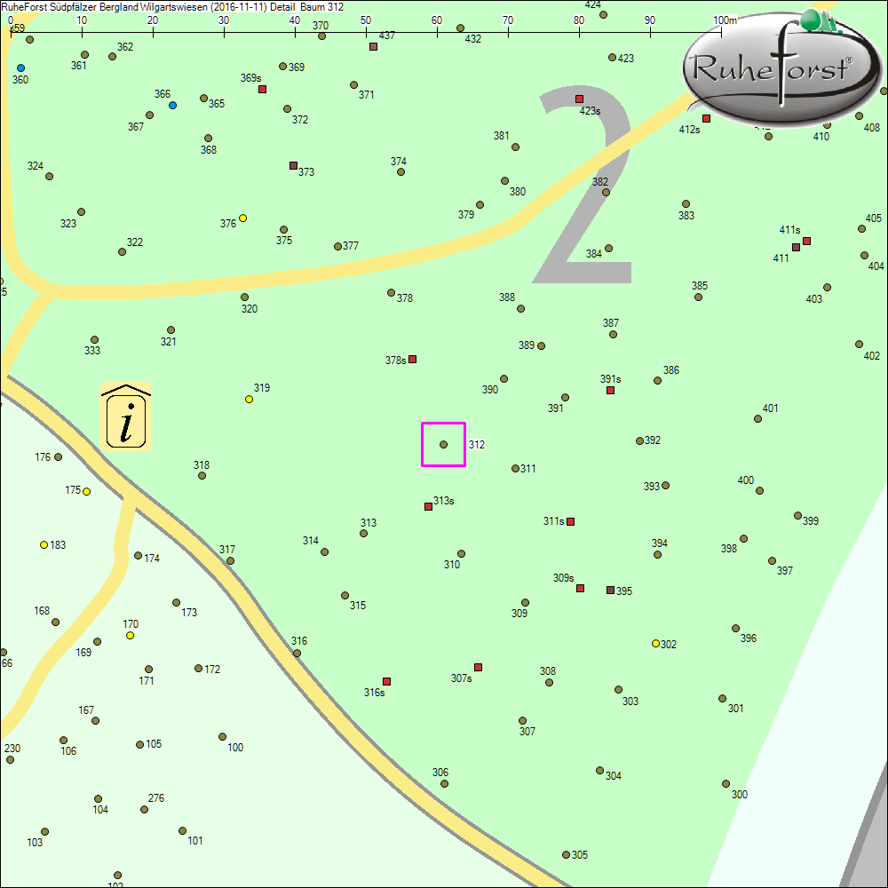Detailkarte zu Baum 312