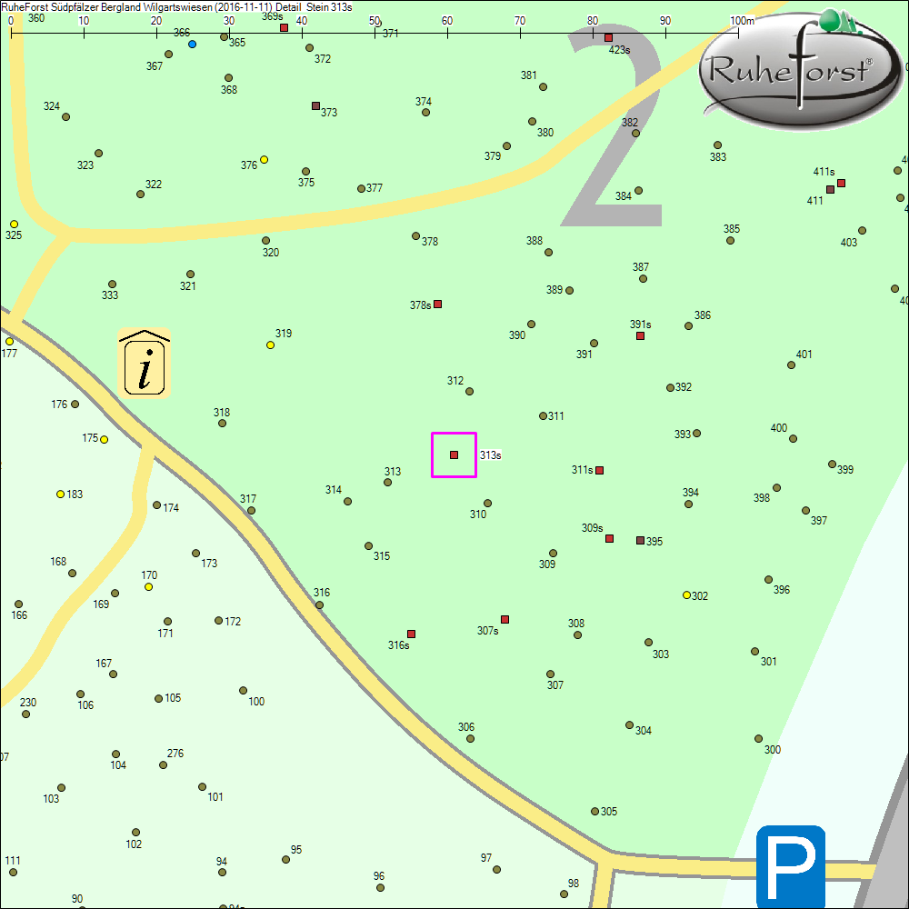 Detailkarte zu Stein 313s