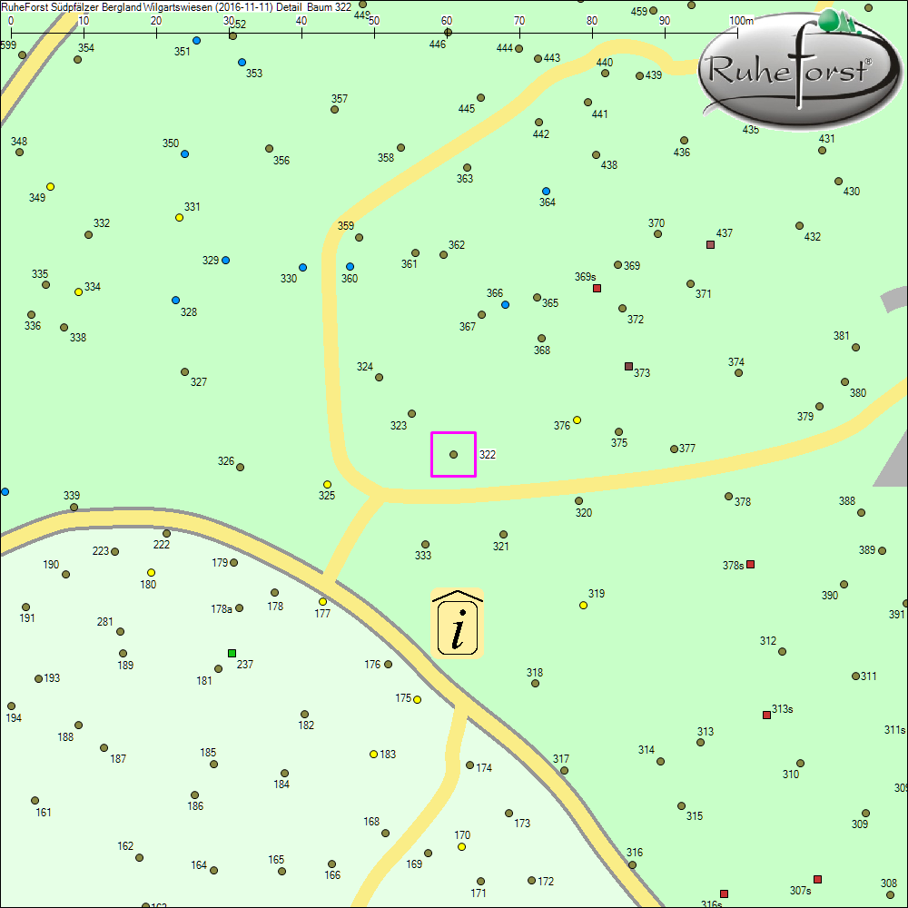 Detailkarte zu Baum 322