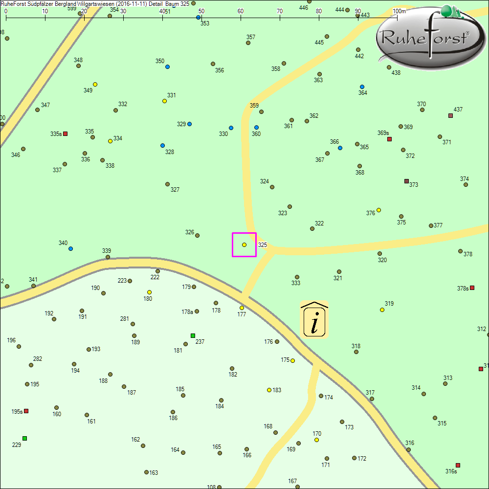 Detailkarte zu Baum 325