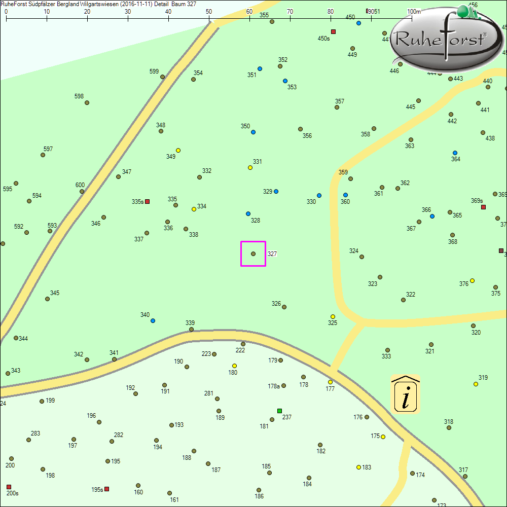 Detailkarte zu Baum 327