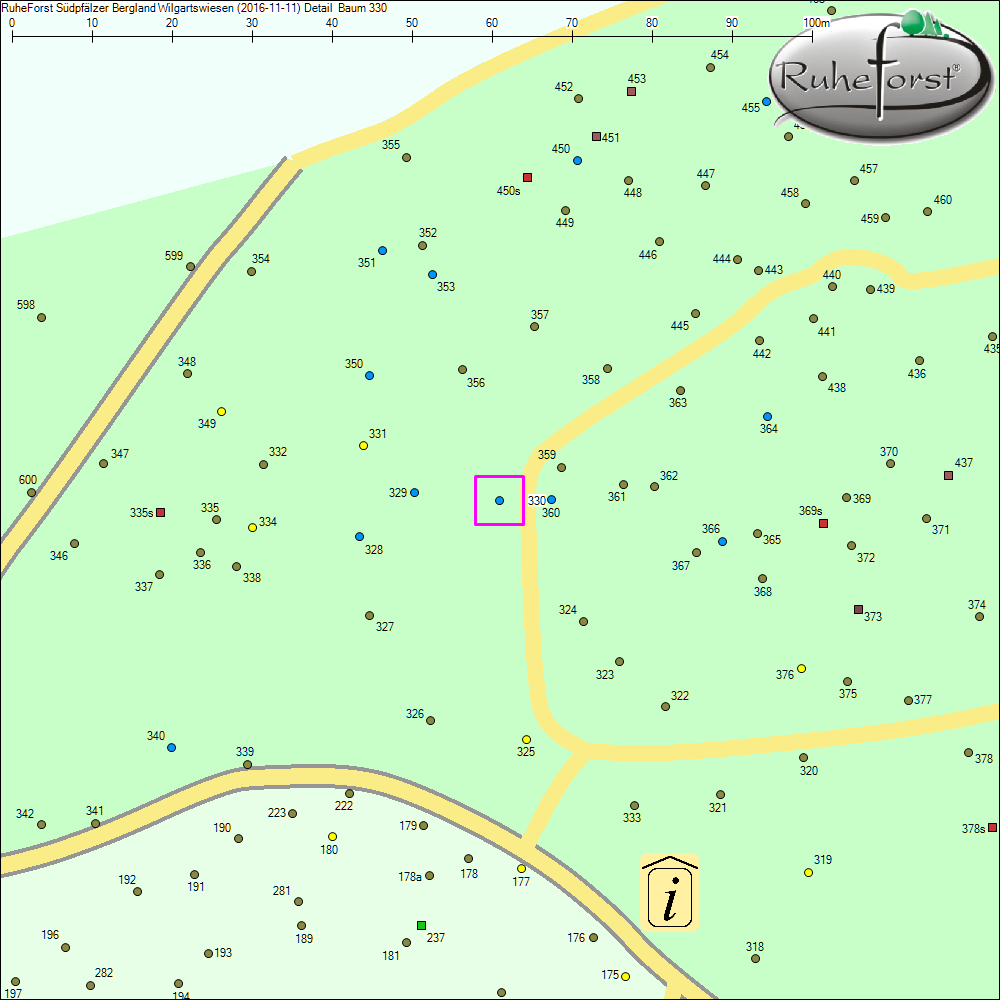 Detailkarte zu Baum 330