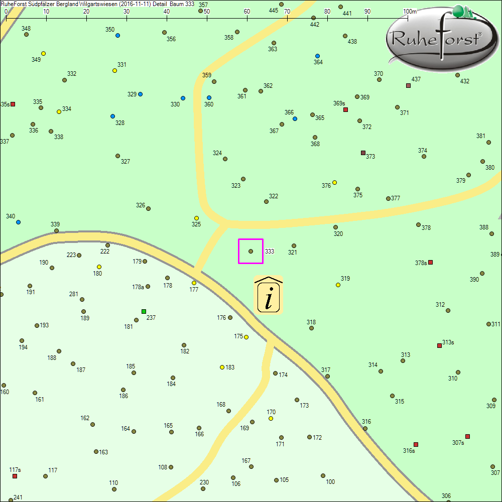 Detailkarte zu Baum 333