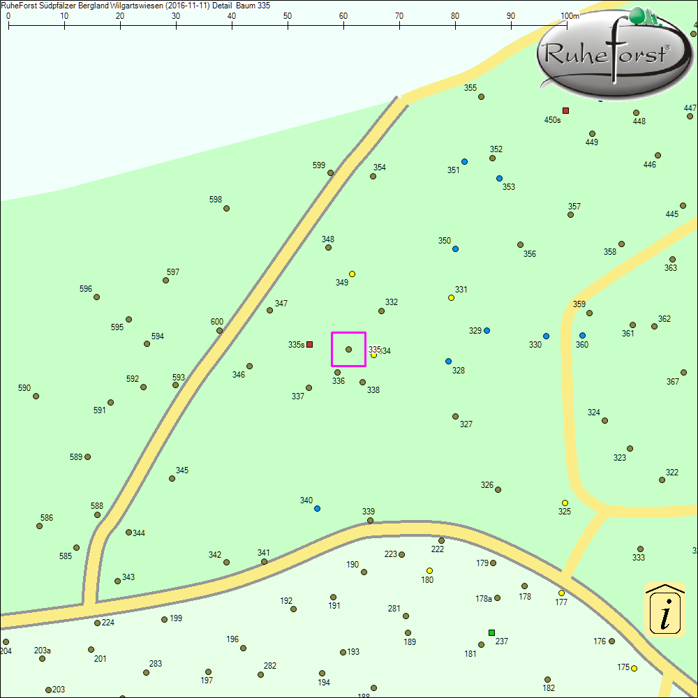 Detailkarte zu Baum 335