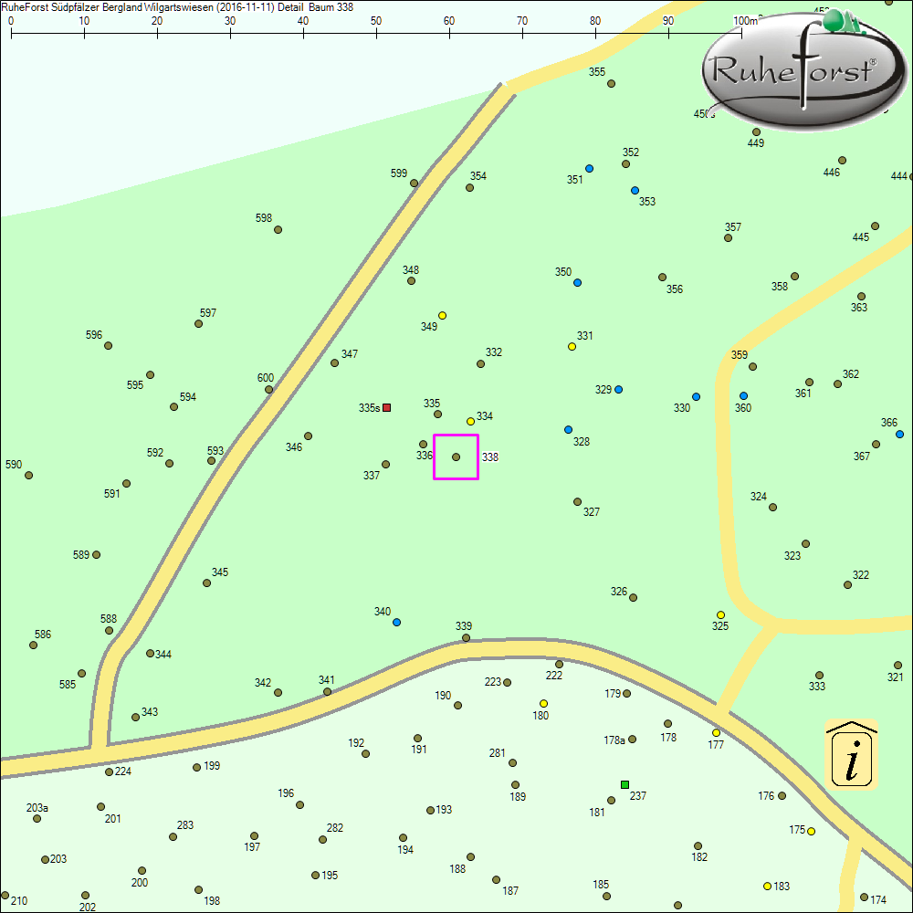 Detailkarte zu Baum 338