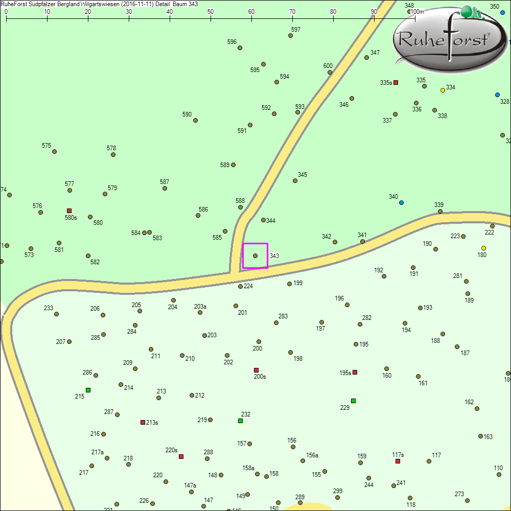 Detailkarte zu Baum 343