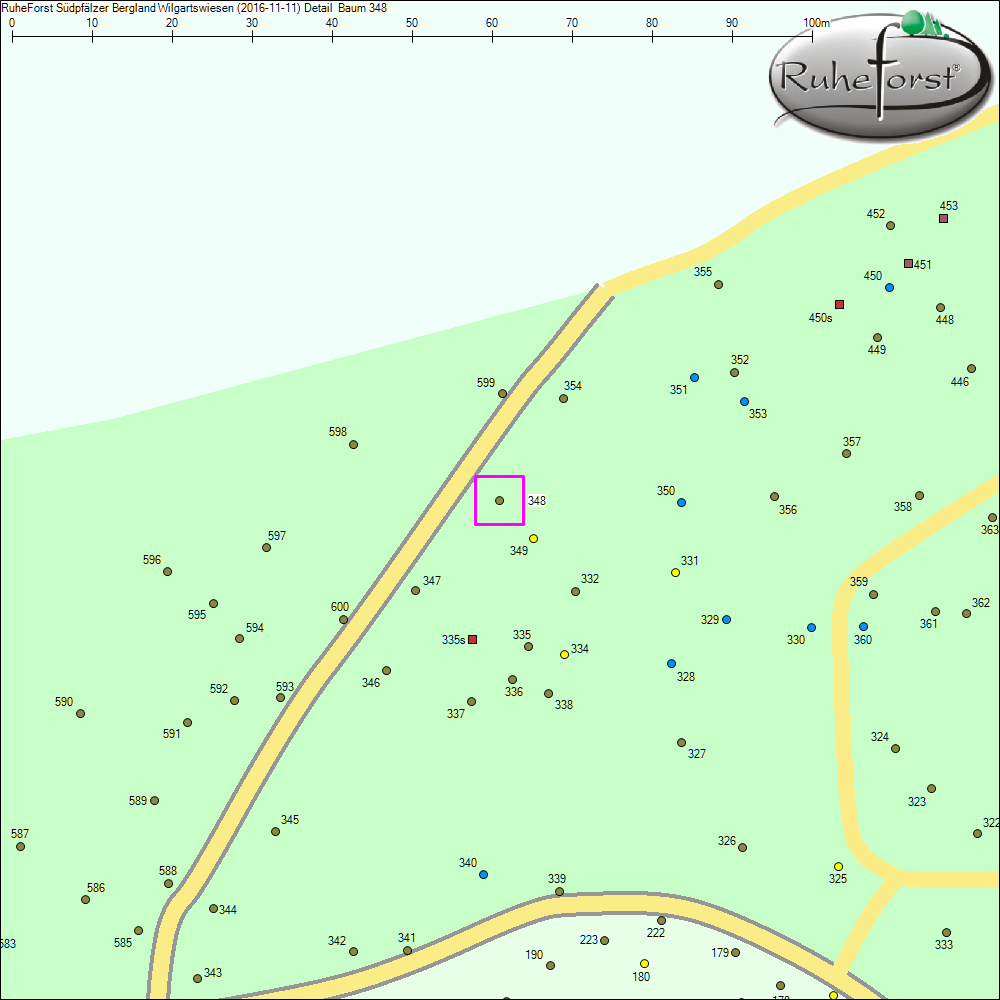 Detailkarte zu Baum 348