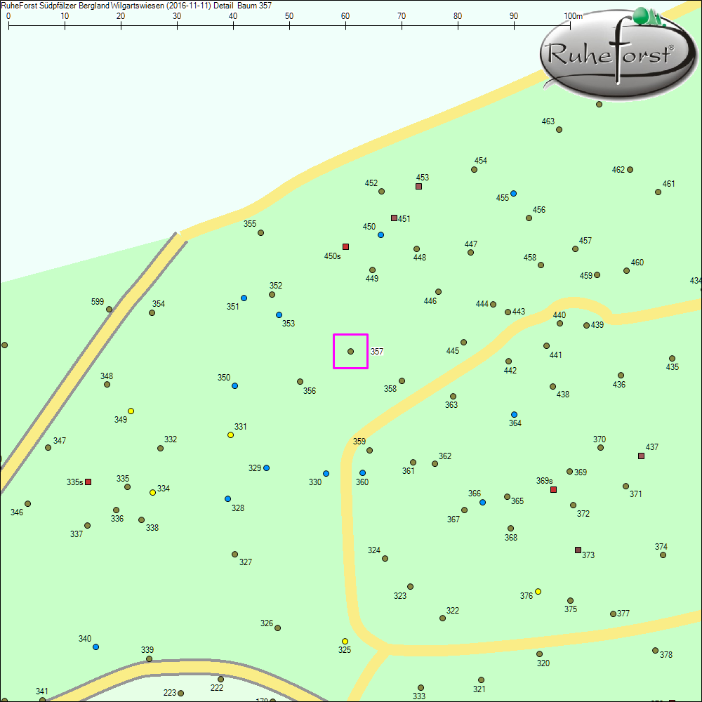 Detailkarte zu Baum 357