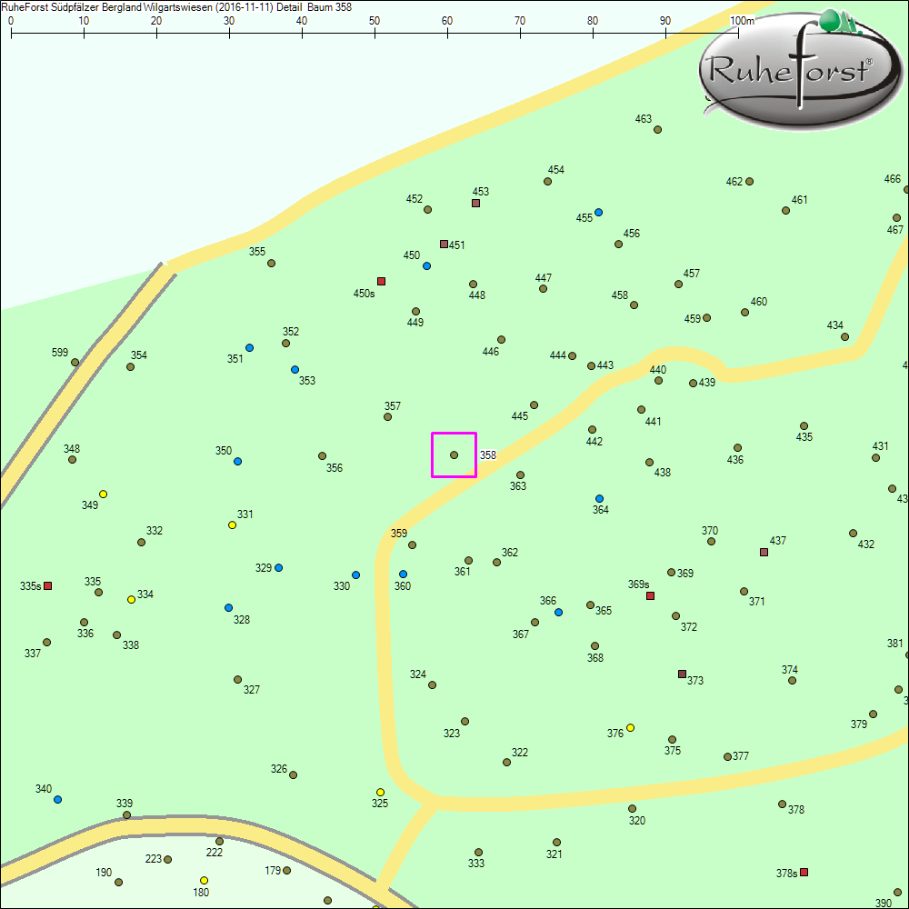 Detailkarte zu Baum 358
